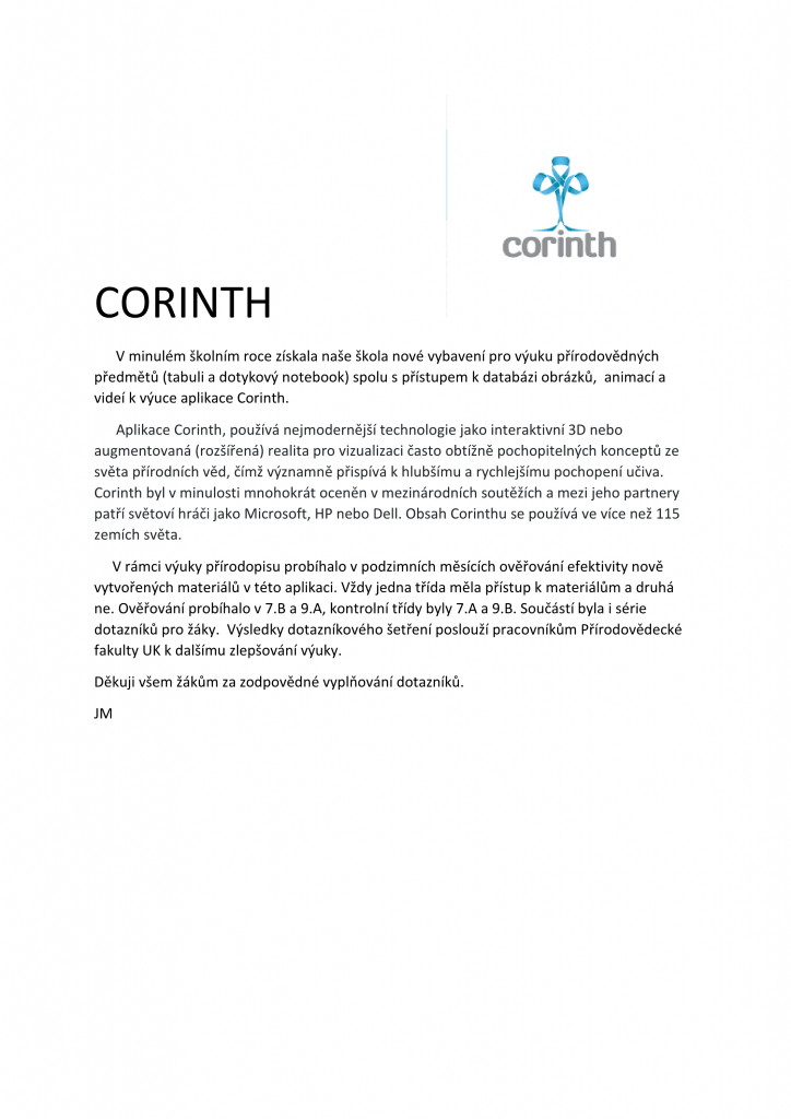 Projekt Corinth